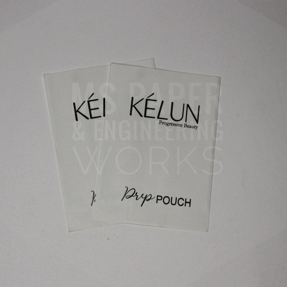 PE Coated White Paper Pouch