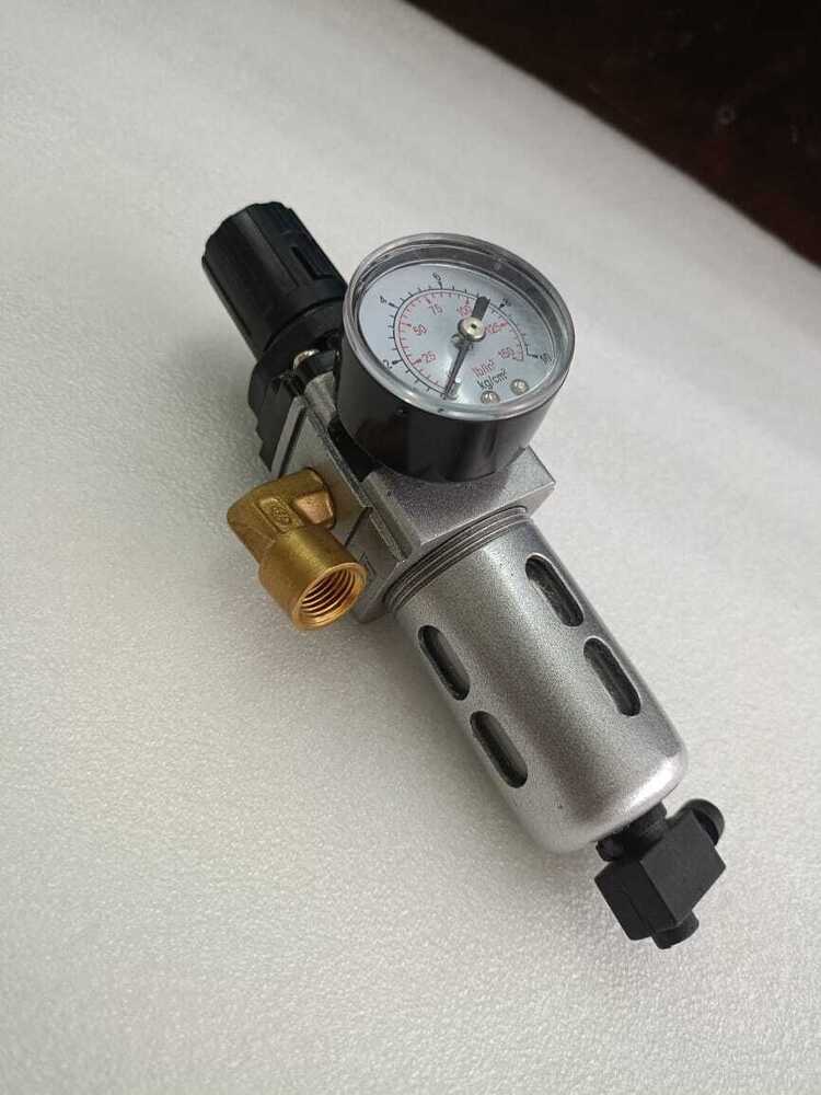 Industrial 2 Pc Filter Regulator Lubricator - Color: Black