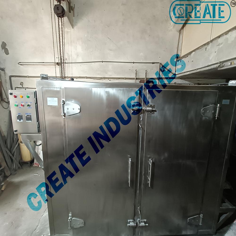 Tray Dryer Machine - Color: Silver
