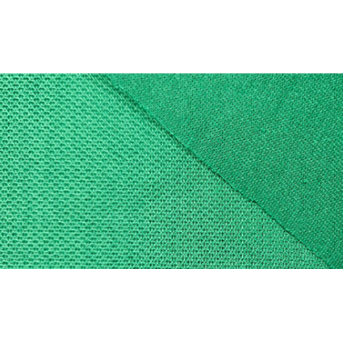 Green Spun Nirmal Knit Fabric - Attributes: Washable