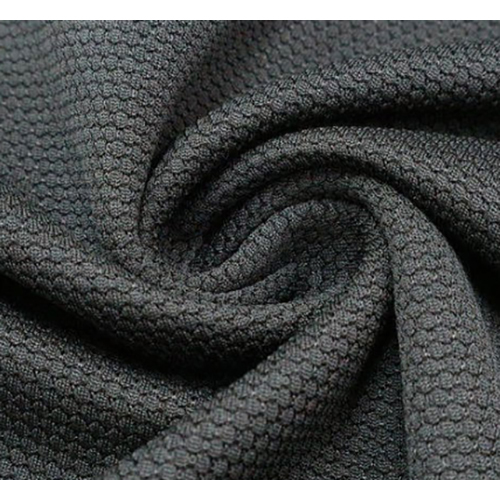 Black Honeycomb Fabric - Attributes: Washable
