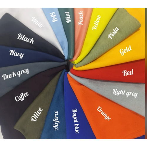 Multicolor Dot Knit Fabric - Attributes: Washable