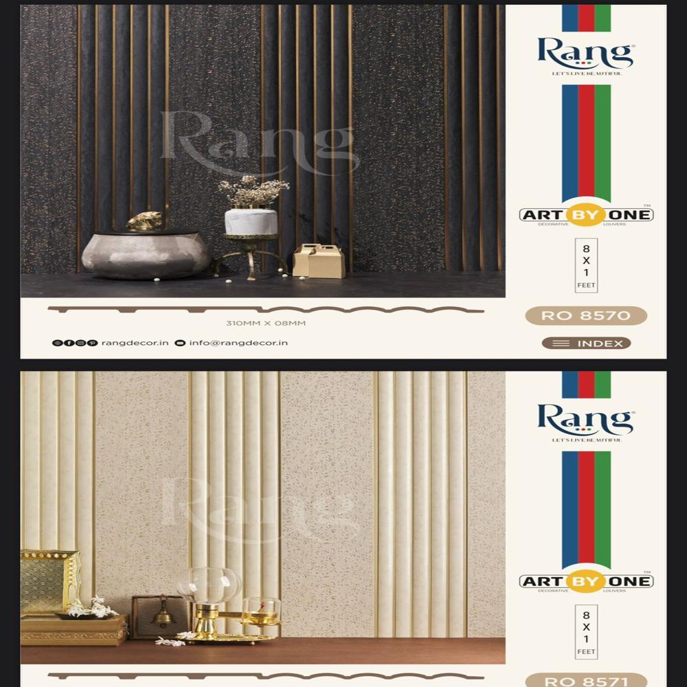 Rang Charcoal Sheets 8Ft X 2Ft - Aesthetic Designs For Walls & Ceiling. - Color: All Color