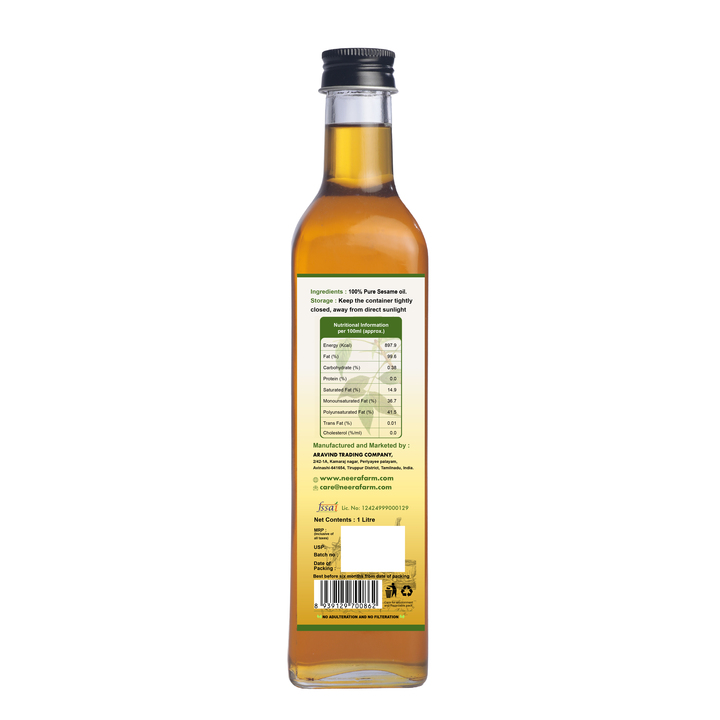 Wood Pressed Sesame Oil