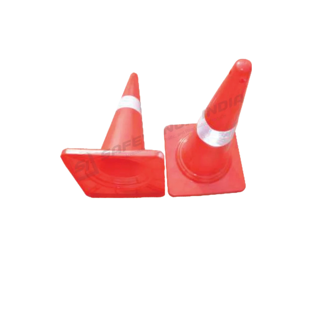 Plastic Traffic Cone - Color: Red