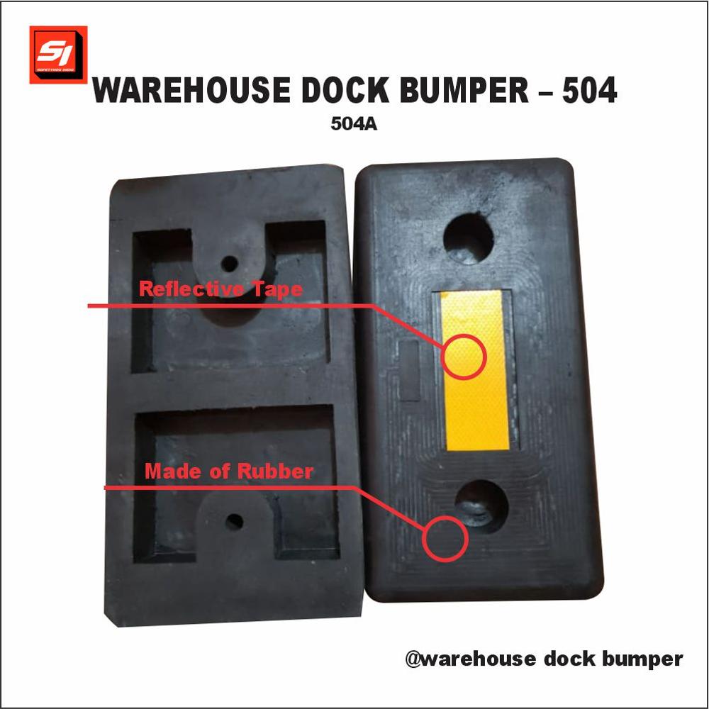 Rubber Dock Bumpers - 504a - Color: Black