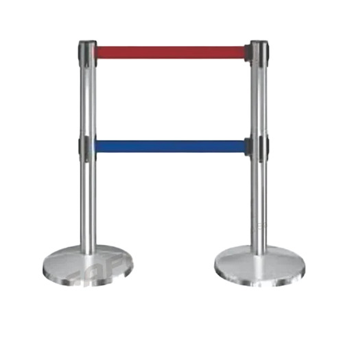 Queue Manager Double Belt - Color: Silver