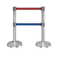 Queue Manager Double Belt - Color: Silver