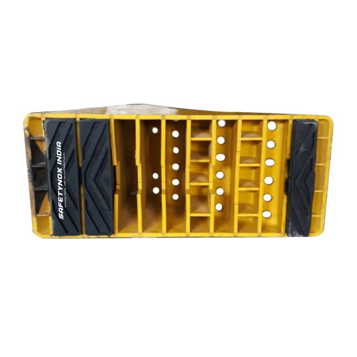 Abs Plastic Wheel Chock - Color: Yellow