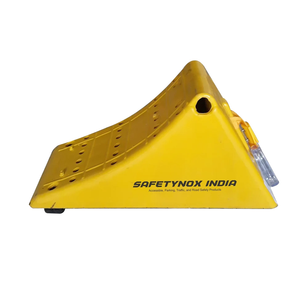 Abs Plastic Wheel Chock - Color: Yellow