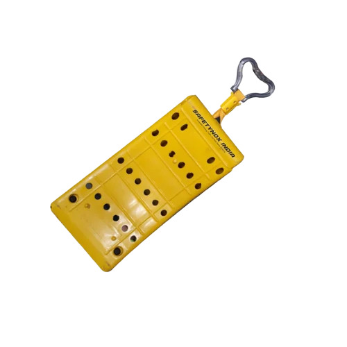Abs Plastic Wheel Chock - Color: Yellow