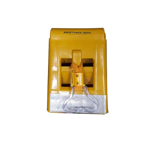 Abs Plastic Wheel Chock - Color: Yellow