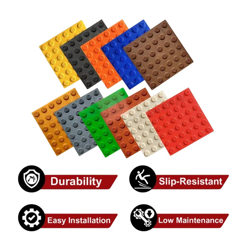 Self Adhesive Pu Tactile Tile Warning - Color: Multi Color