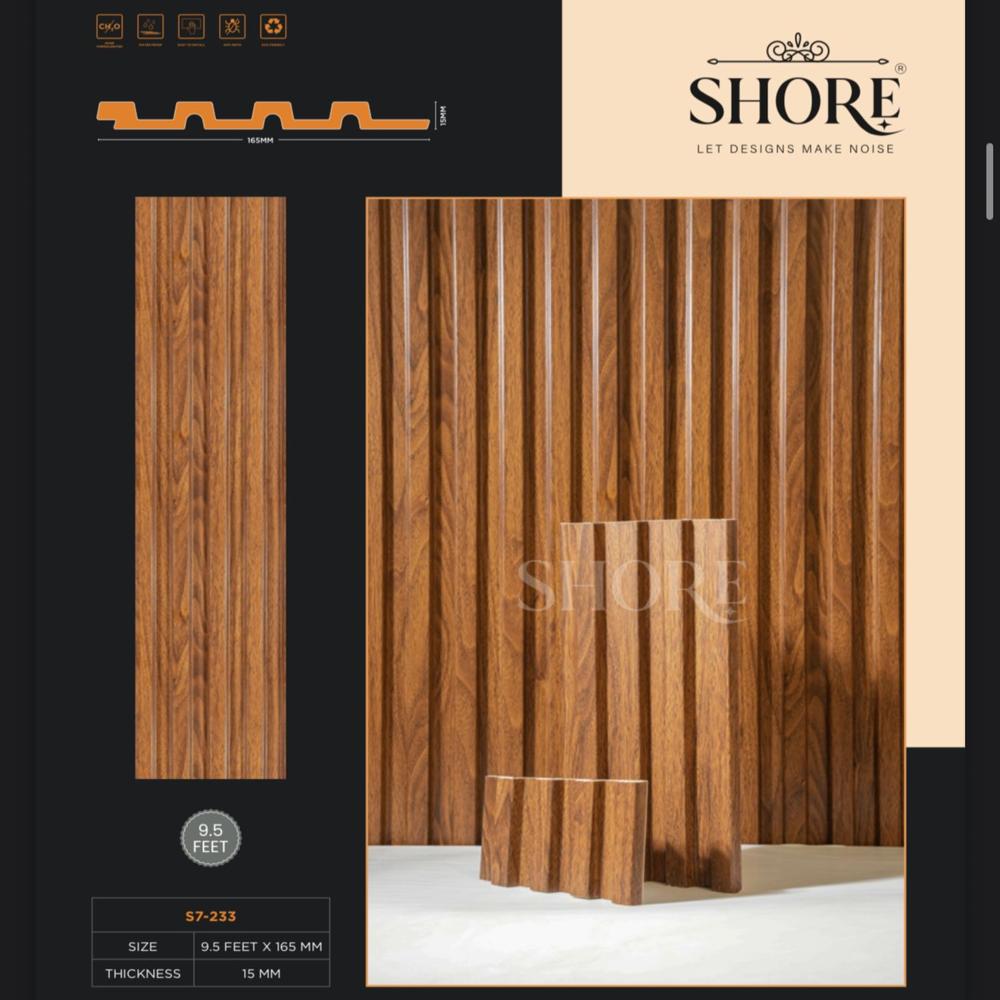SHORE PREMIUM CHARCOAL LOUVER/SHEET