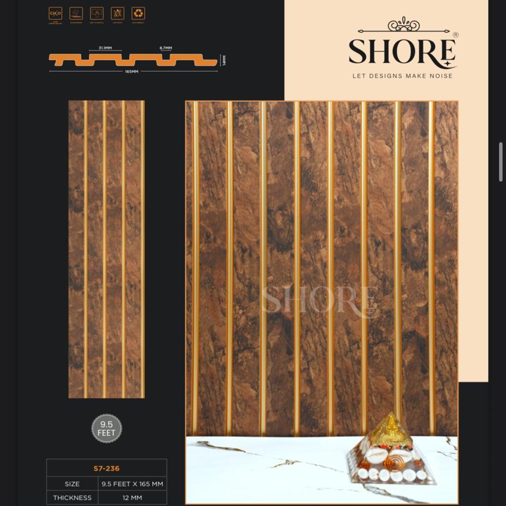 SHORE PREMIUM CHARCOAL LOUVER/SHEET