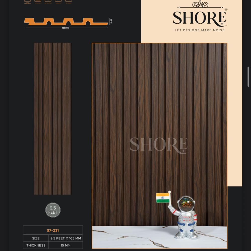 SHORE PREMIUM CHARCOAL LOUVER/SHEET