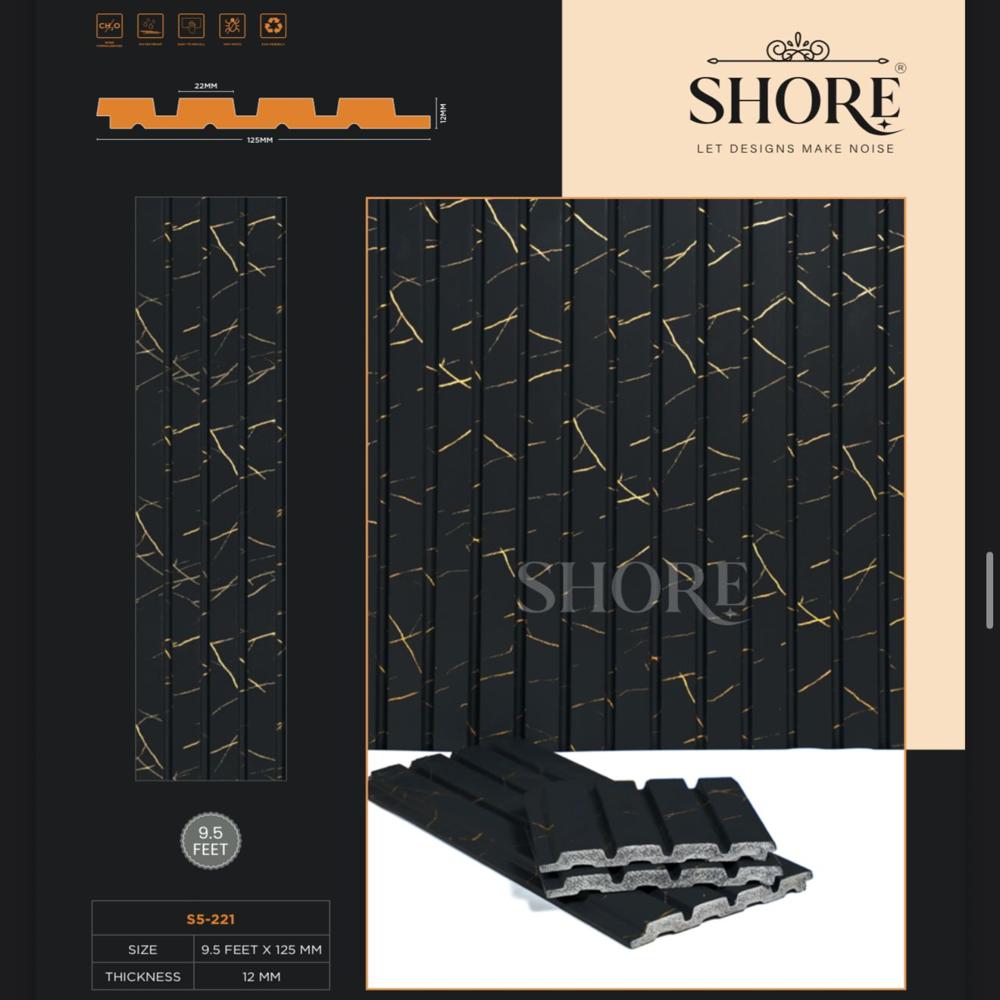 SHORE PREMIUM CHARCOAL LOUVER/SHEET