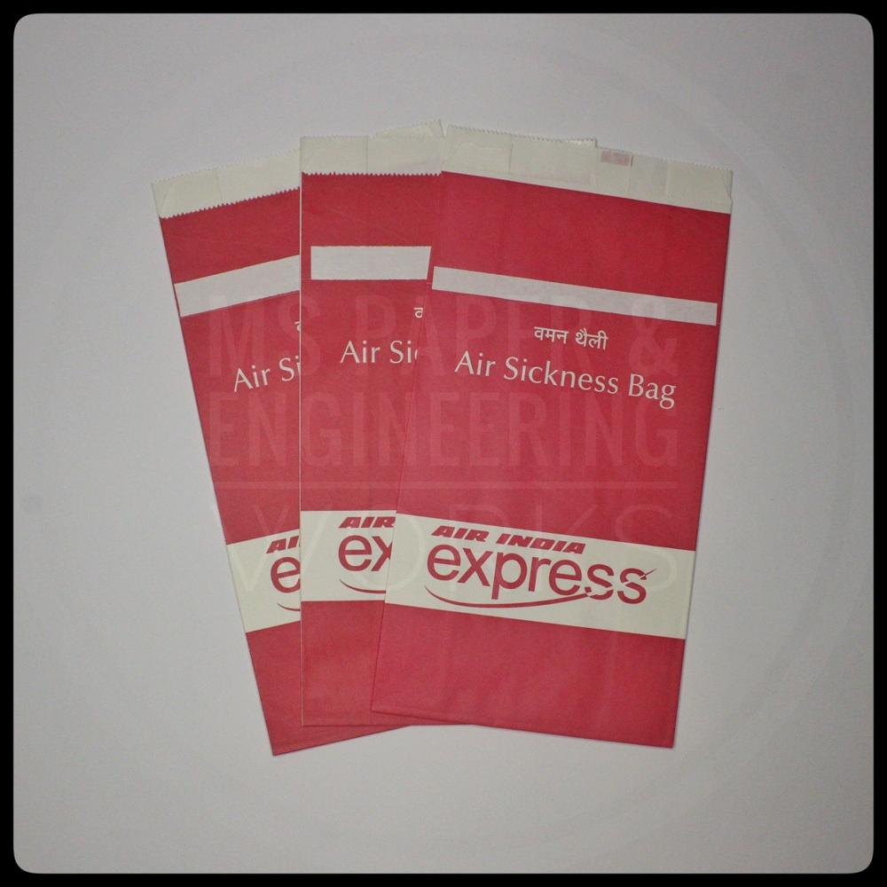 Airline Vomit Bag - Color: White