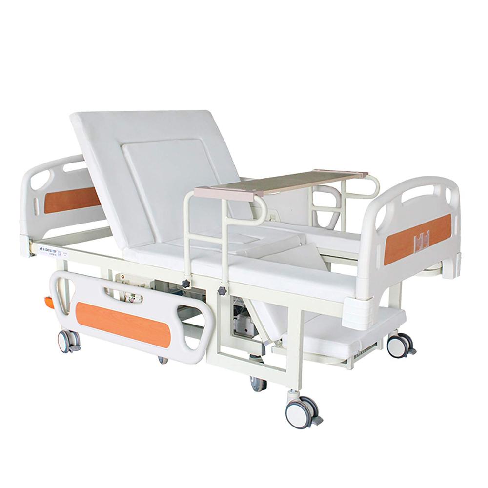 Manual Nursing Bed - Color: White