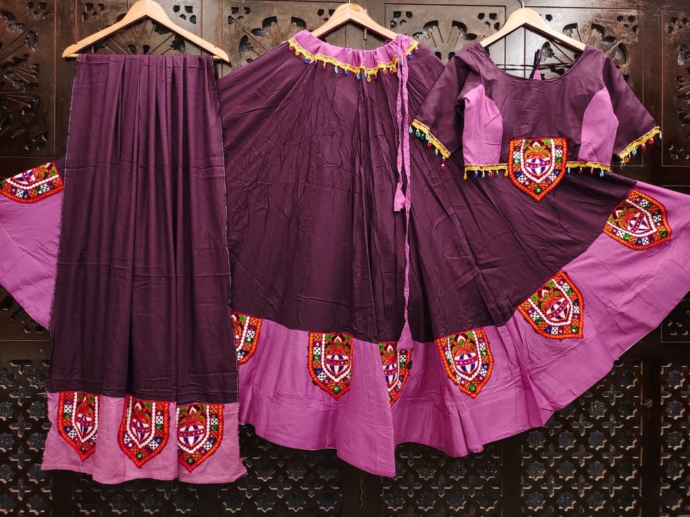 Heavy Reyon Silk Fabric Multy Color Gamathi Patches