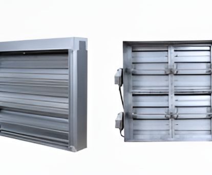 Industrial Dampers - Color: Silver