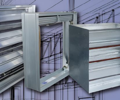 Industrial Dampers - Color: Silver