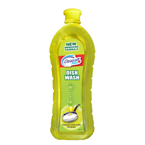 1Ltr Clean Off Dish Wash Liquid - Color: Yellow