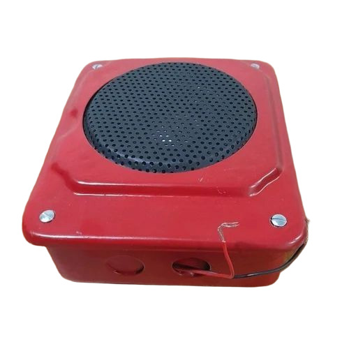 Fire Alarm Hooter - Color: Red