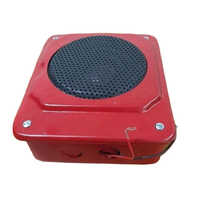 Fire Alarm Hooter - Durable Mild Steel, 230 Volt, 940 Grams | High-decibel Alert, Striking Red Color, 50/60 Hertz Frequency For Commercial Use