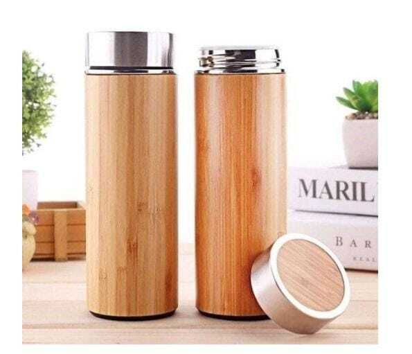 Bamboo Vaccum Bottle - Color: Various Available