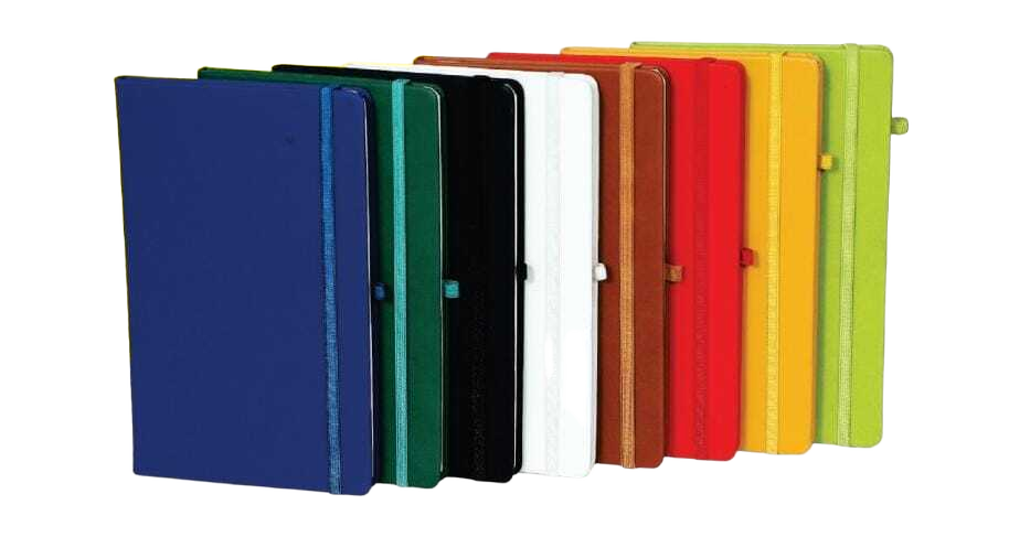 Elastic Closure Notebook Diary - Color: Various Available