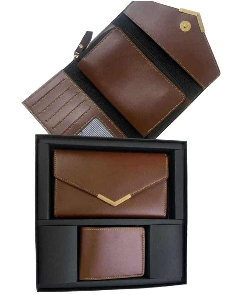 Ladies Gents Wallet Set - Color: Different Available