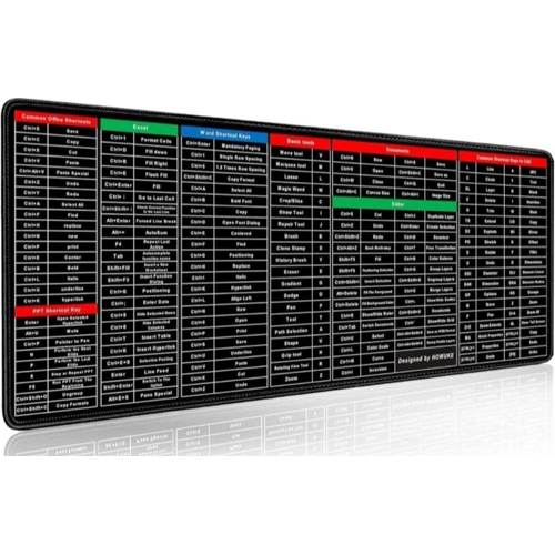 Big Size Table Mouse Pad - Color: Various Available
