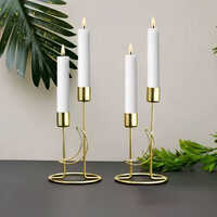 Indian Manufacture Multi-Arm Candelabra Style Candle Stand for Weddings, Parties, and Wholesale Gifting Available at Low Price