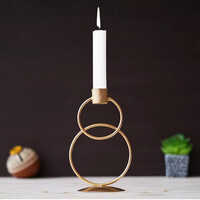 Export Quality Decorative Metal Candle Stand for Home and Event Decor for Pillar Candles, Custom Design Available for Sale