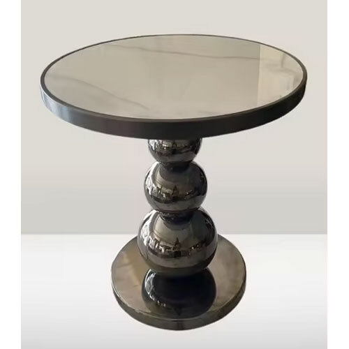 New Collection Stainless Steel Side Table Black PVD Coating Coffee Side Table Available at Affordable Price