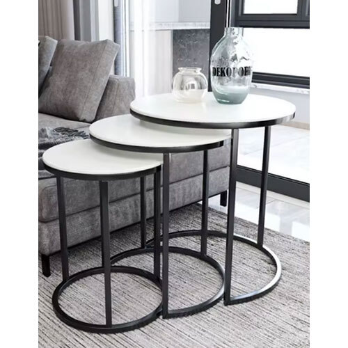 Premium Quality Metal Frame Coffee Table with Wooden Top or Home Decor and Wholesale Supply Available for Bulk Quantity