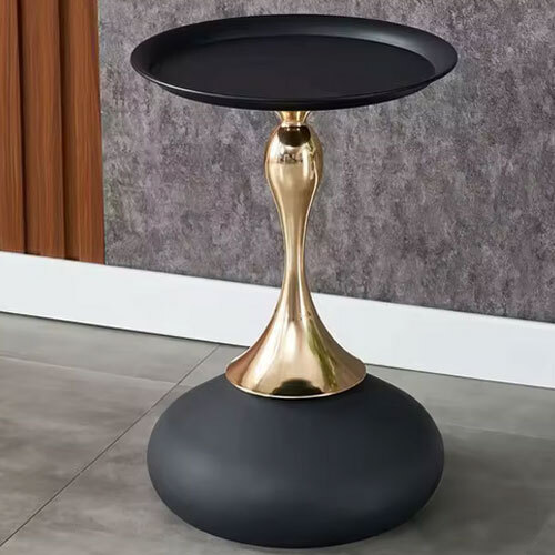 Elegant Looking Round Shape Metal Coffee Table Perfect for Lounge & Living Room Application at Affordable Price