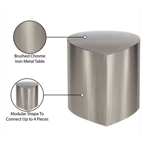 Stainless Steel Frame With Marble Top Coffee Table For Luxury Home And Office Decoration At Affordable Price