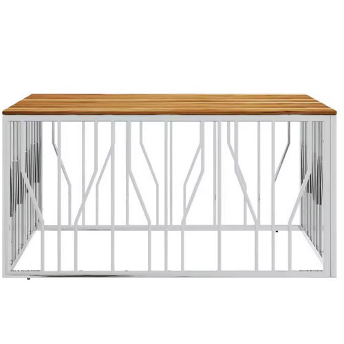 High on Demand Stainless Steel Silver Coffee Table for Living Room Furniture TV Stand and Coffee Table