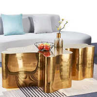 Luxury Stainless Steel Furniture Coffee Table with Elegant Looking Coffee Table for Living Room at Affordable Price