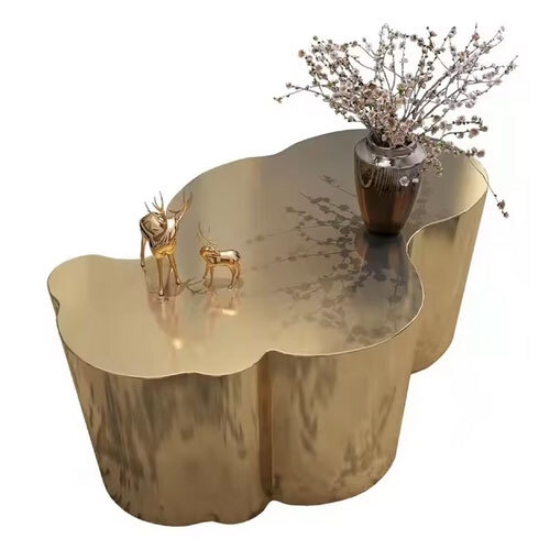 Luxury Stainless Steel Furniture Coffee Table with Elegant Looking Coffee Table for Living Room at Affordable Price