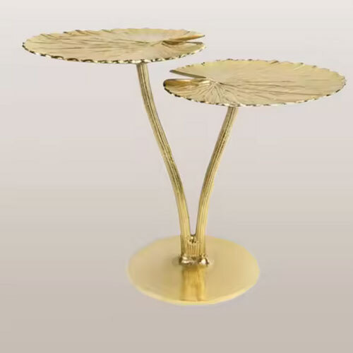 Wholesale Supply Golden Aluminium Side Table for Bedroom Living Room Decoration Home Furniture Side Table