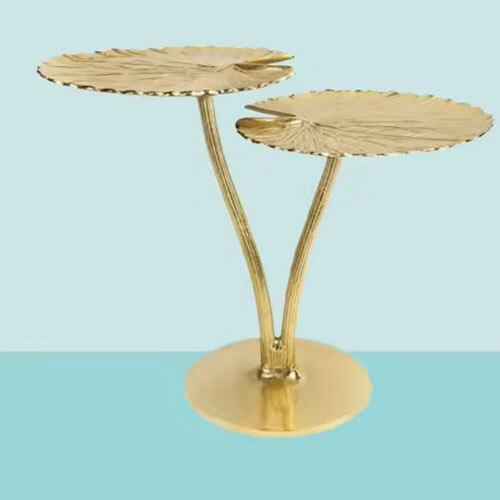 Wholesale Supply Golden Aluminium Side Table for Bedroom Living Room Decoration Home Furniture Side Table