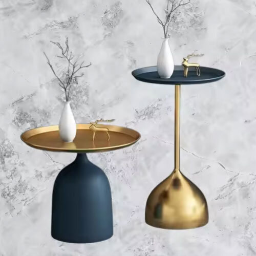 High End Metal Coffee Table with Gold Finished for Living Room & Hotel Application from Indian Manufacturer