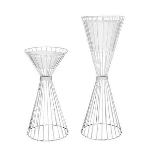 op Grade Metal Planter with Powder Coated Surface Strong Handles & Simple Design Perfect