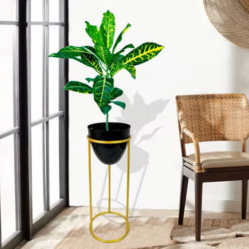 High Quality Rust-Free Finish Metal Planter Strong Iron Body