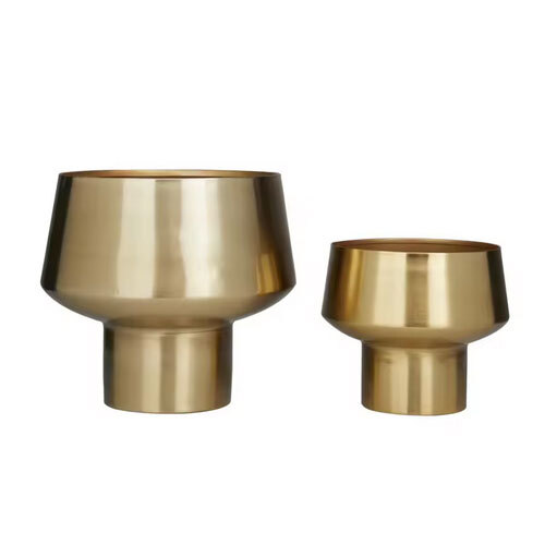 Top Quality & Smooth Polish Metal Planters with Stand for Balcony and Garden with Wide