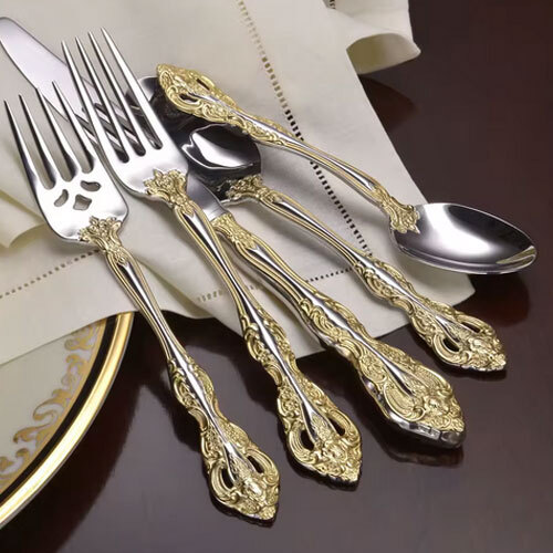 Stainless Steel 304 Cutlery Set Mirror Finished Flatware Spoon Fork Kitchenware Dining Serving Set