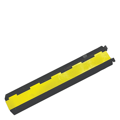 1 Channel Cable Protector - Color: Black & Yellow